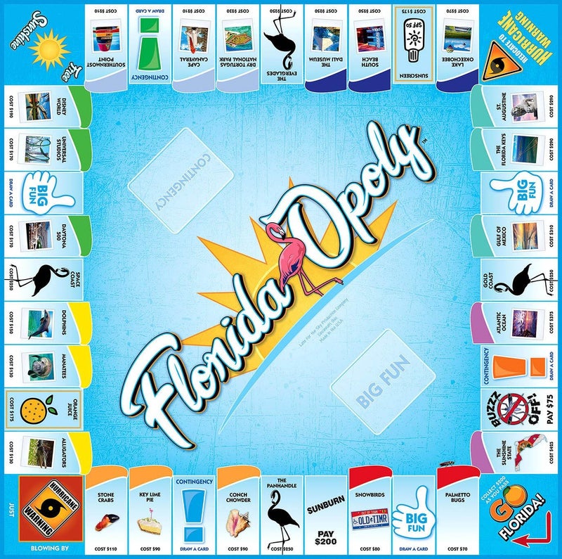 Late for the Sky Florida-Opoly Board Game - Florida property trading family strategy for 2-6 players, ages 8+, party game night, educational travel gift - Image 2